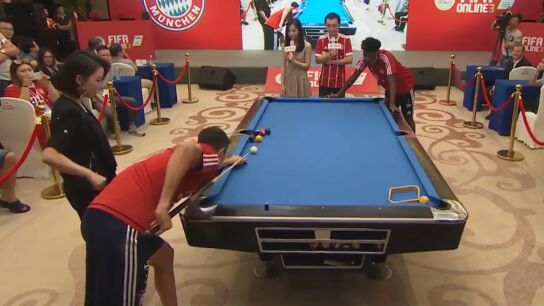 Lewandowski demostrando su habilidad