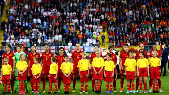 España durante un partido España durante un partido