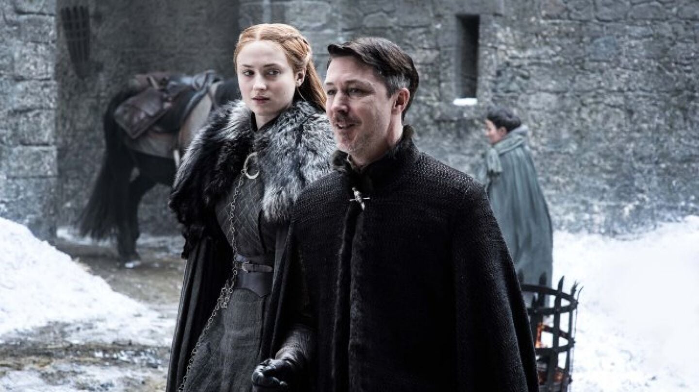 Sansa y Me&ntilde;ique en Invernalia