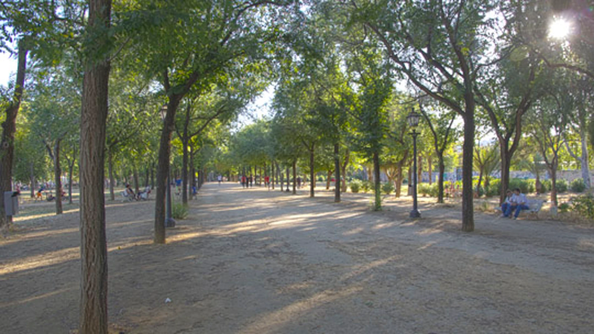 El parque Amate de Sevilla donde ha sido encontrado el cuerpo de la mujer