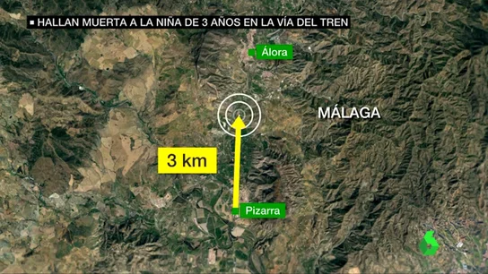La Guardia Civil baraja la muerte accidental de Lucía: la niña anduvo tres kilómetros, se durmió y un tren la golpeó La Guardia Civil baraja la muerte accidental de Lucía: la niña anduvo tres kilómetros, se durmió y un tren la golpeó