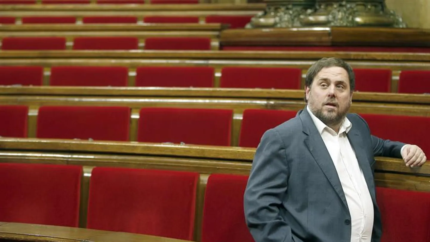 Junqueras, presidente de ERC, tras la aprobación Junqueras, tras la aprobación