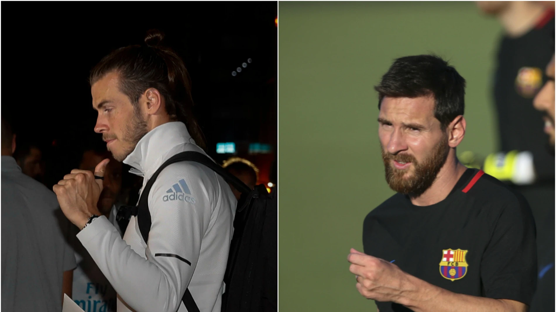 Bale y Messi, en Miami para el primer Clásico de la temporada