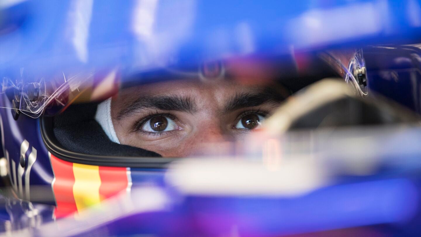 Carlos Sainz durante los entrenamientos libres