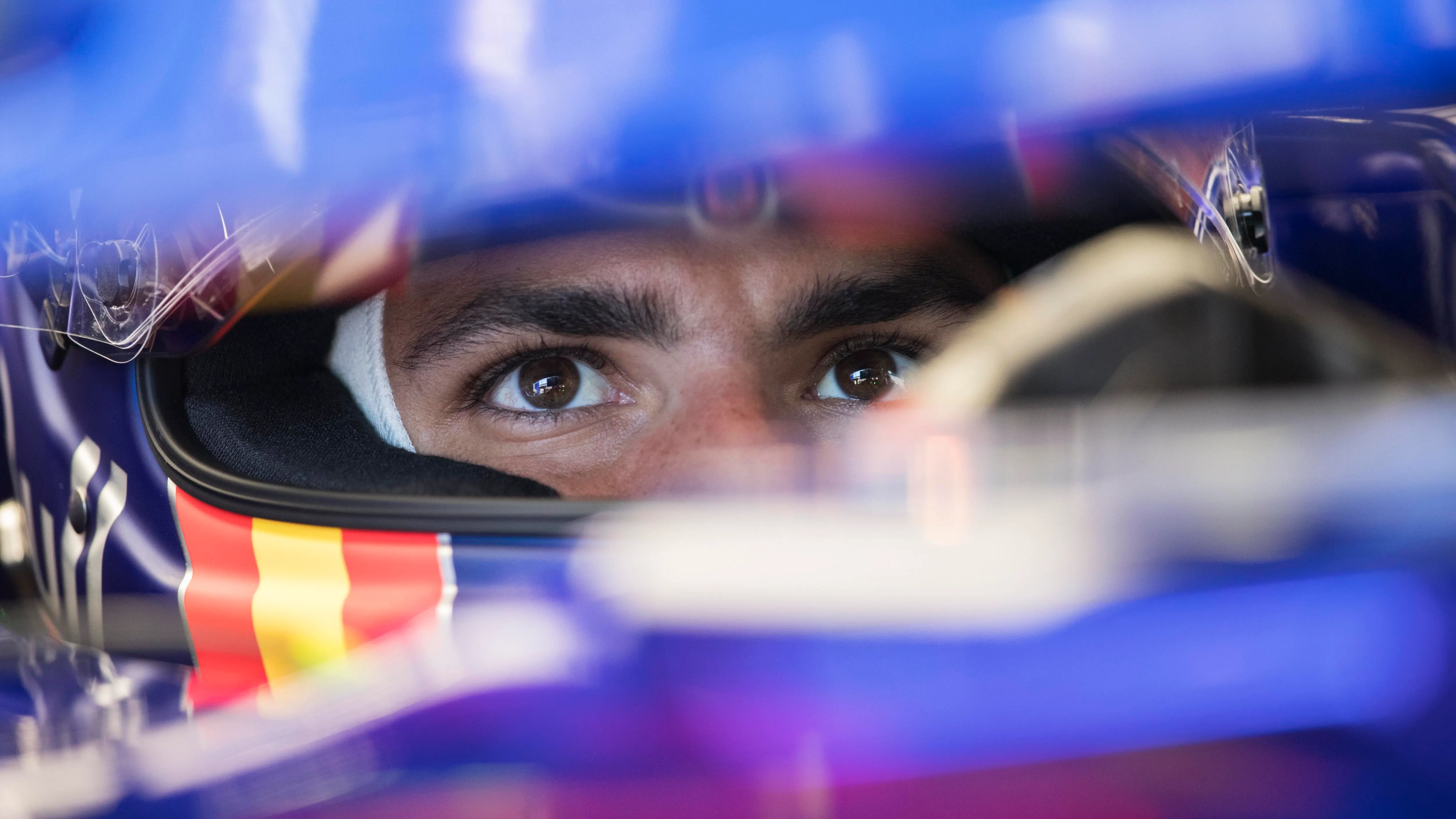 Carlos Sainz durante los entrenamientos libres