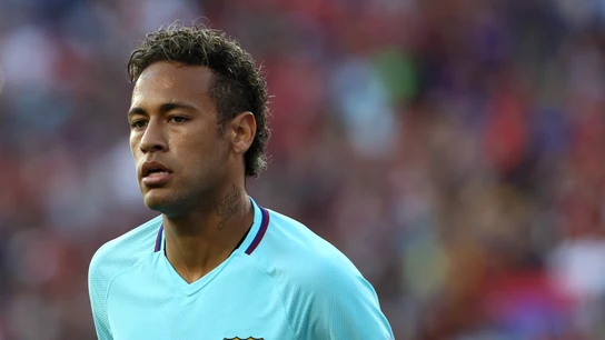 Neymar, durante un partido con el Barcelona Neymar, durante un partido con el Barcelona