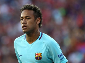 Neymar, durante un partido con el Barcelona Neymar, durante un partido con el Barcelona