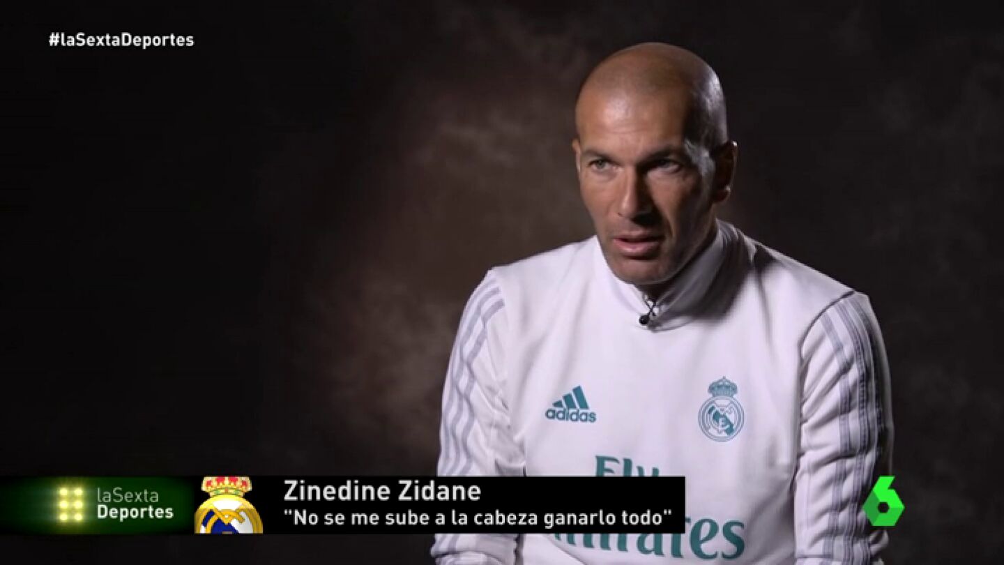 Zidane: "No se me sube a la cabeza ganarlo todo, siempre tengo hambre"