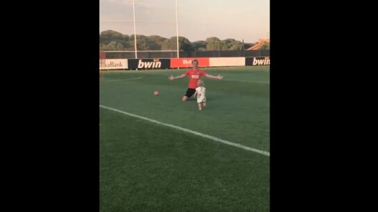 Griezmann en el entrenamiento