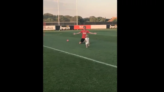 Griezmann en el entrenamiento Griezmann en el entrenamiento