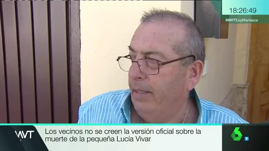 Vecino de Pizarra explicando su versión de la desaparición Vecino de Pizarra explicando su versión de la desaparición