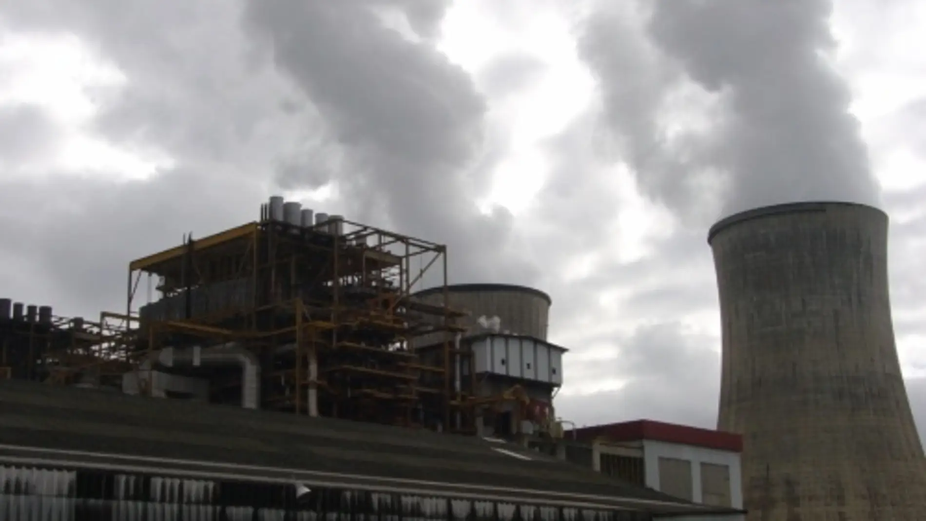 Una factoría en pleno funcionamiento