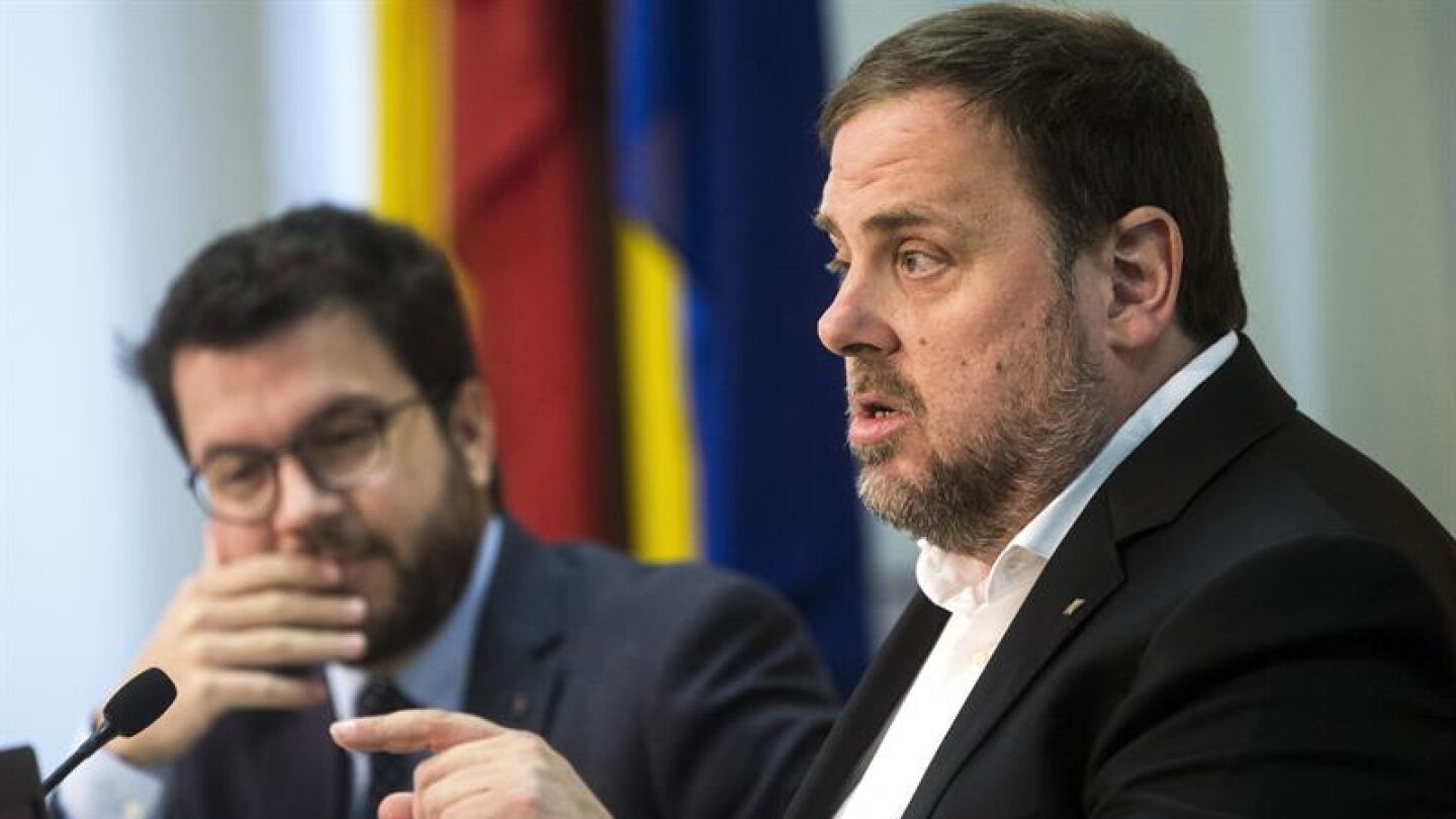 El vicepresidente catal&aacute;n y conseller de Econom&iacute;a, Oriol Junqueras