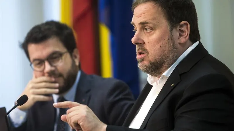 El vicepresidente catalán y conseller de Economía, Oriol Junqueras