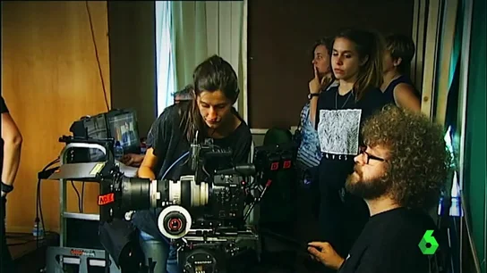 Cámaras durante la grabación de una película Cámaras durante la grabación de una película