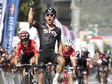 Michal Kwiatkowski en la clásica de San Sebastián Michal Kwiatkowski en la clásica de San Sebastián