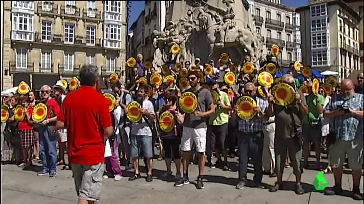 Protesta contra la reapertura de Garoña