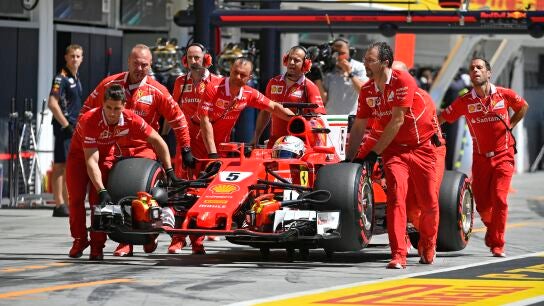 Sebastian Vettel en GP de Hungr&iacute;a