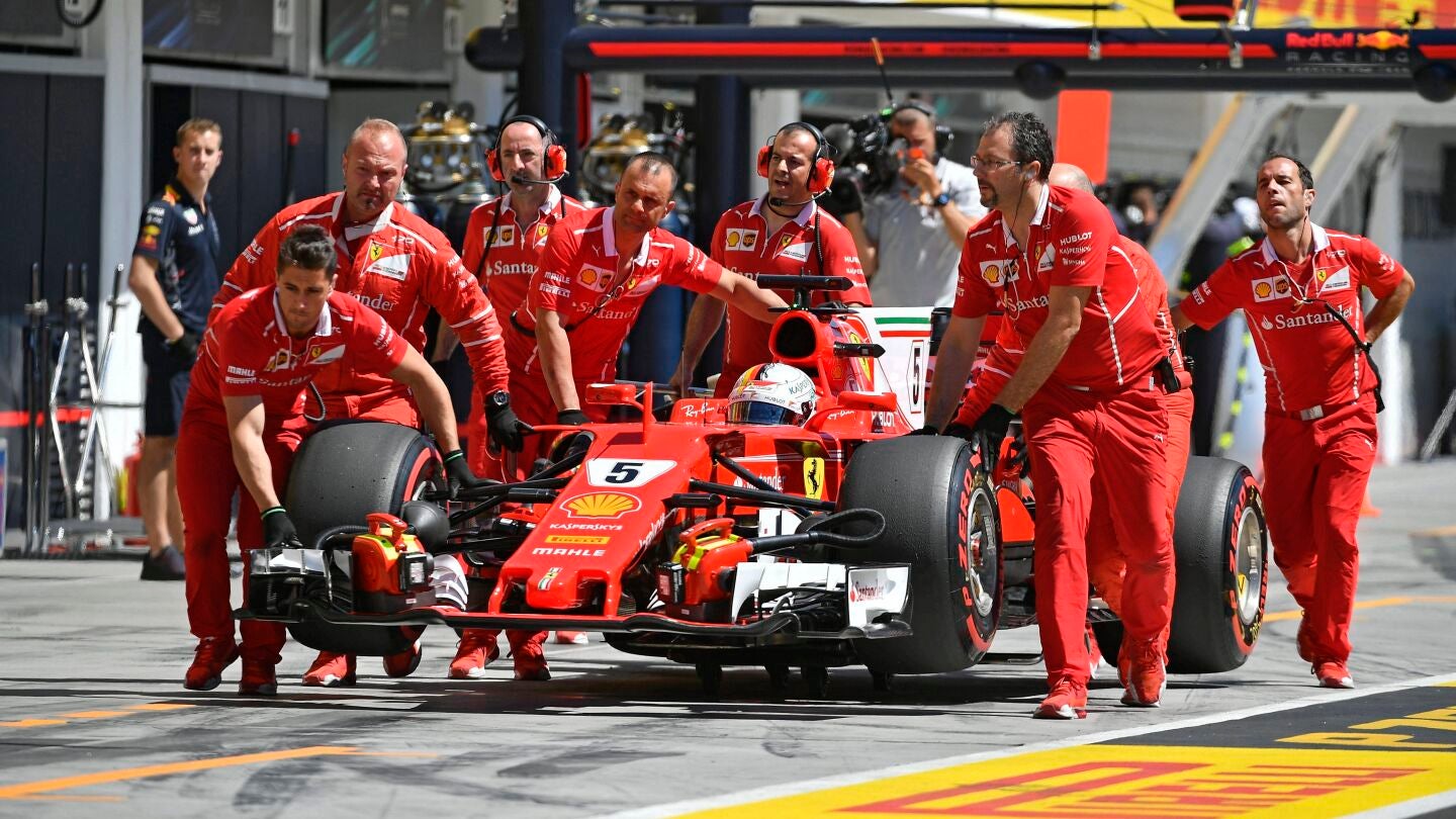 Sebastian Vettel en GP de Hungr&iacute;a