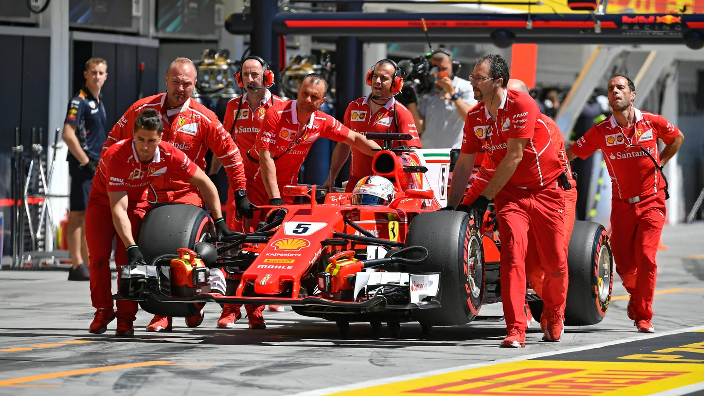Sebastian Vettel en GP de Hungría Sebastian Vettel en GP de Hungría