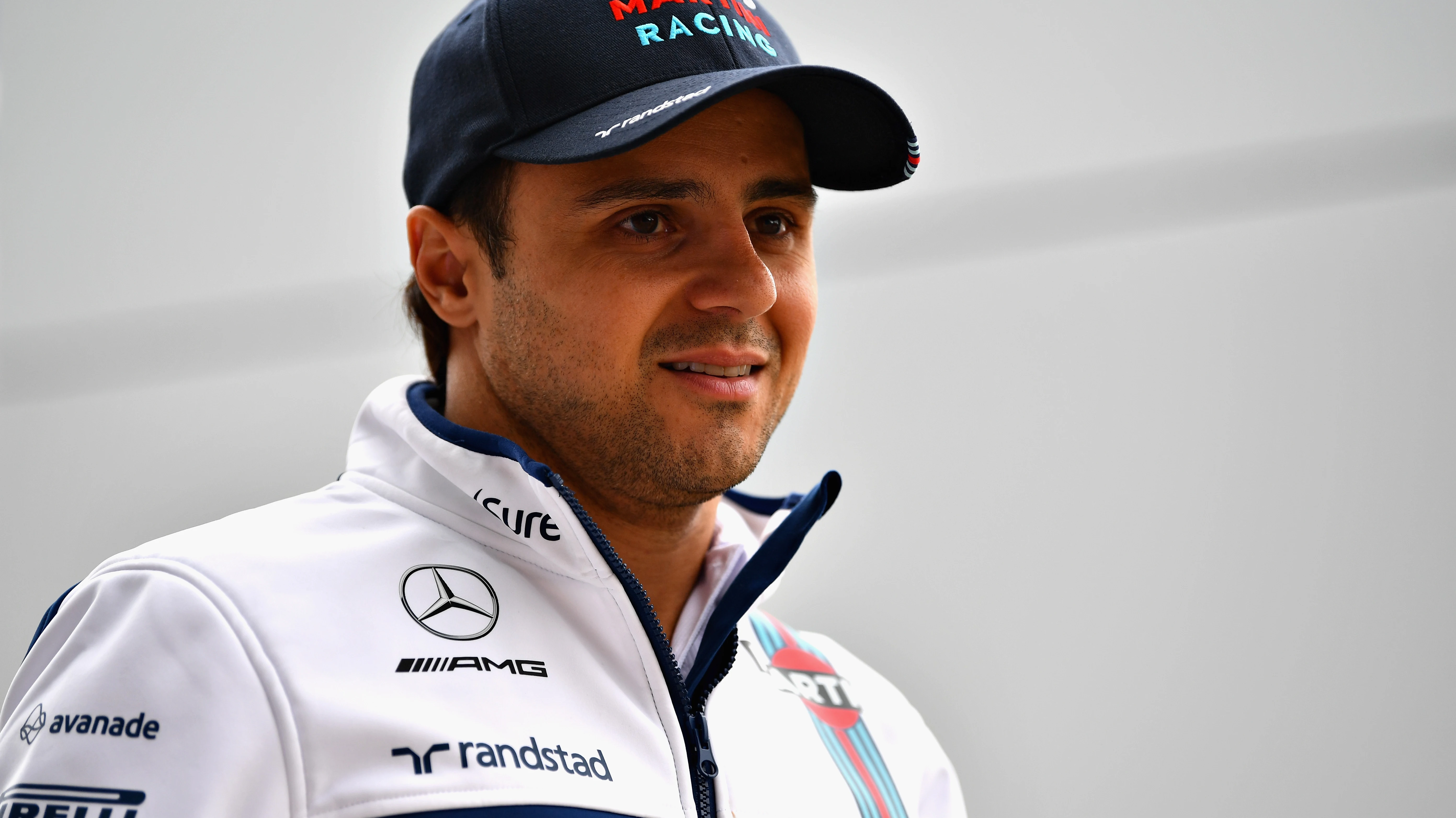 Felipe Massa, antes de una sesión con Williams