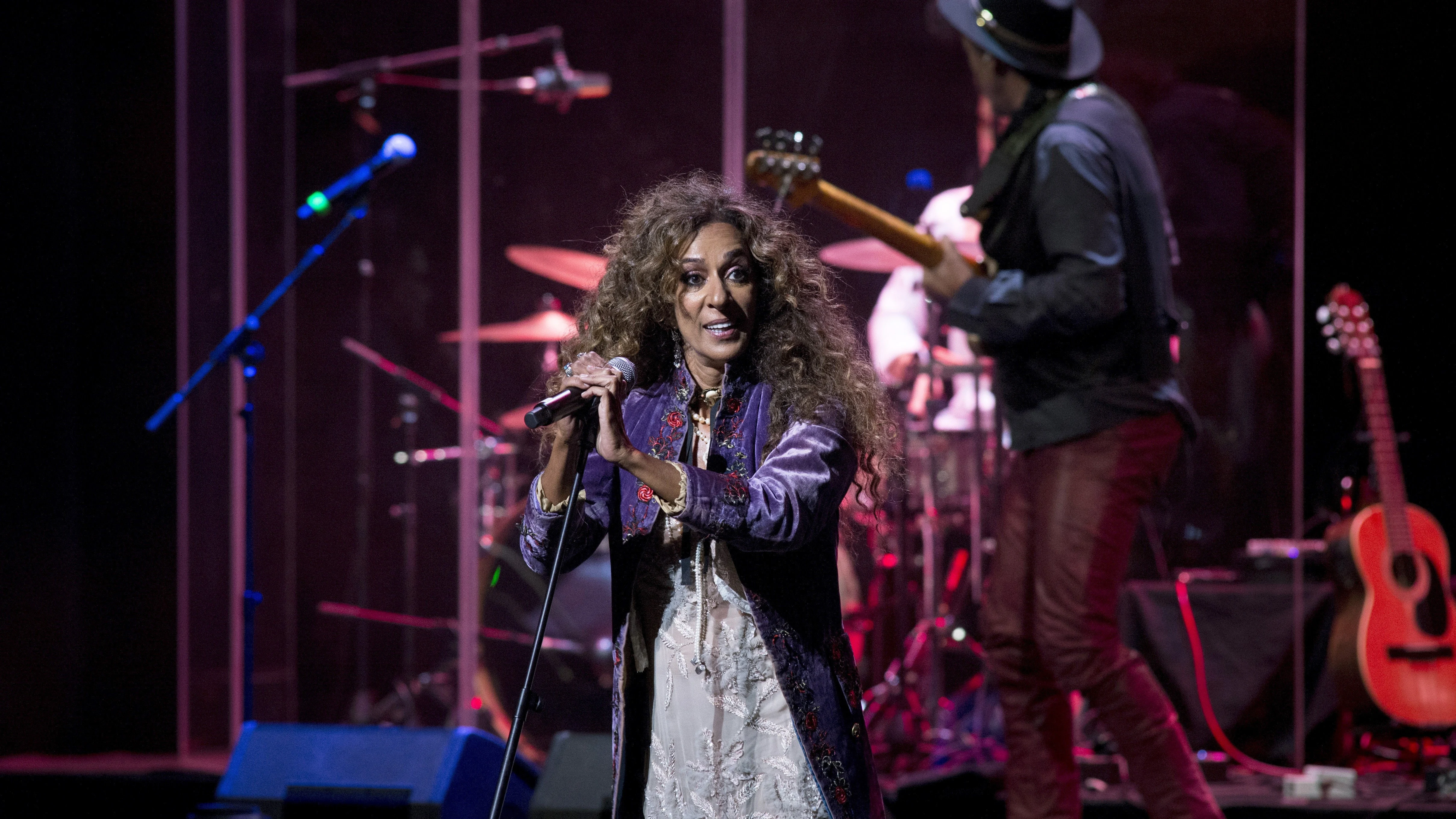 La cantante Rosario durante el concierto de la III edición del Universal Music Festival celebrado en el Teatro Real, en Madrid