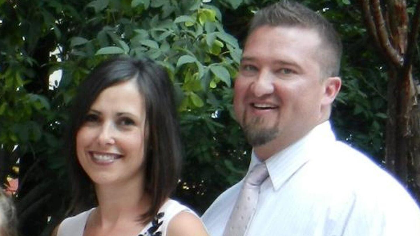 La v&iacute;ctima Kristy junto a su marido Kenneth