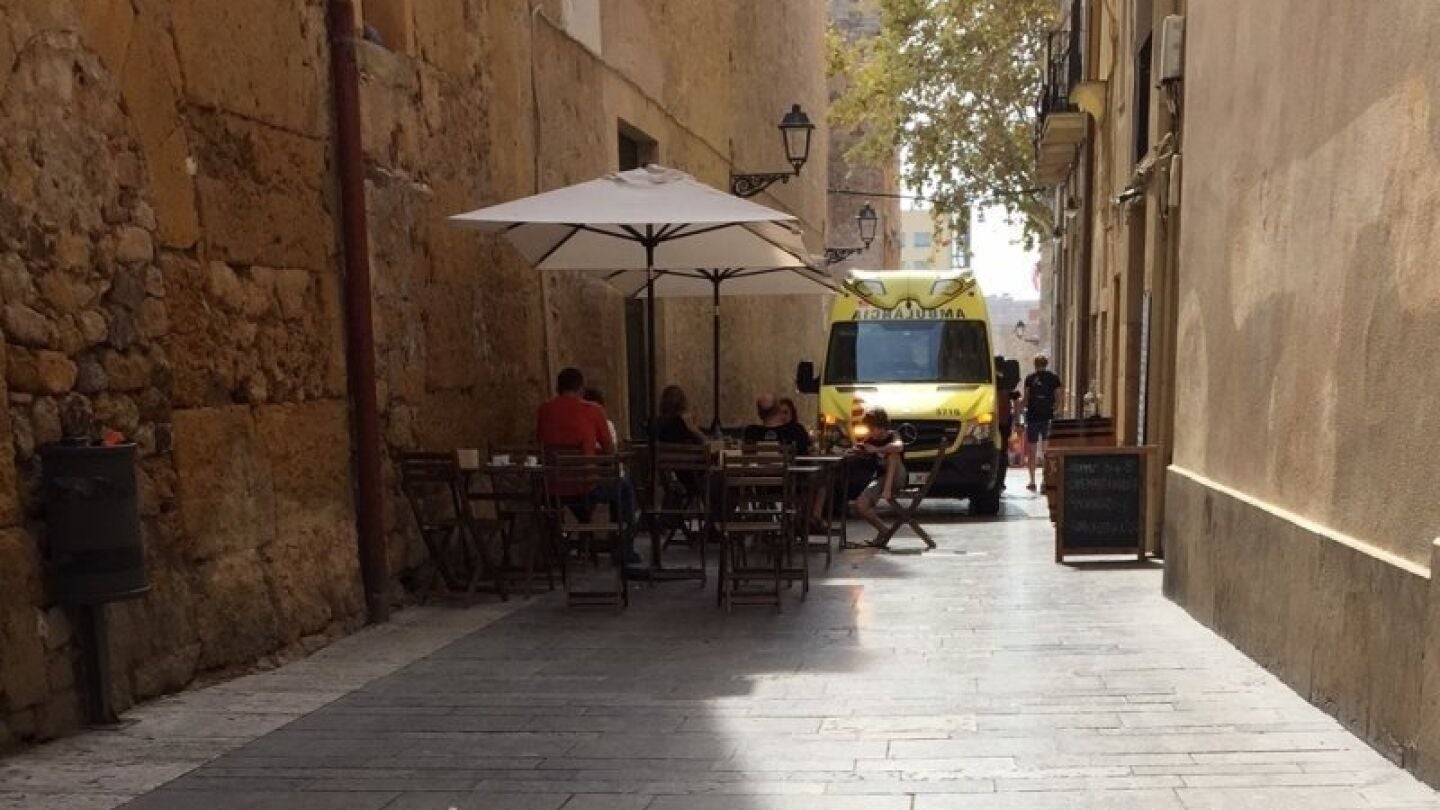 Una ambulancia de Zaragoza 