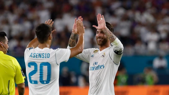 Sergio Ramos con Asensio Sergio Ramos con Asensio