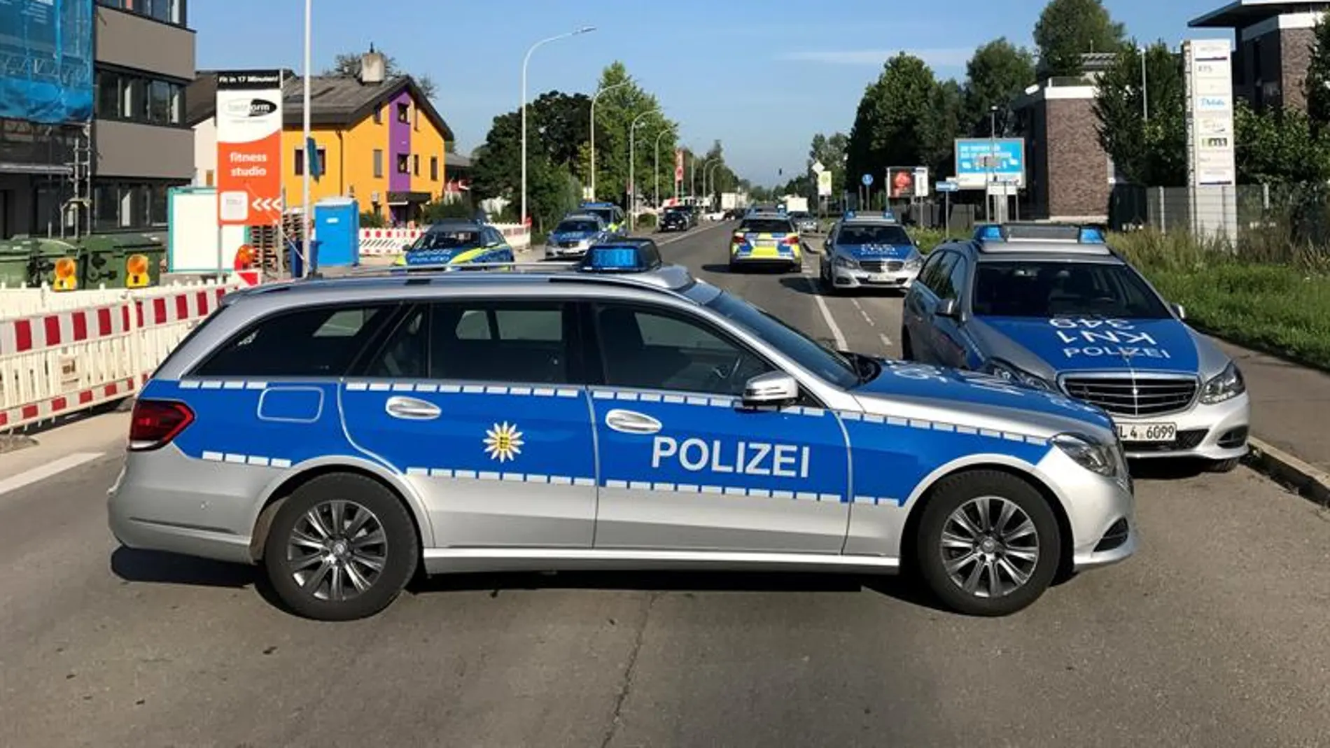 Imagen de archivo de un coche de la Policía alemana