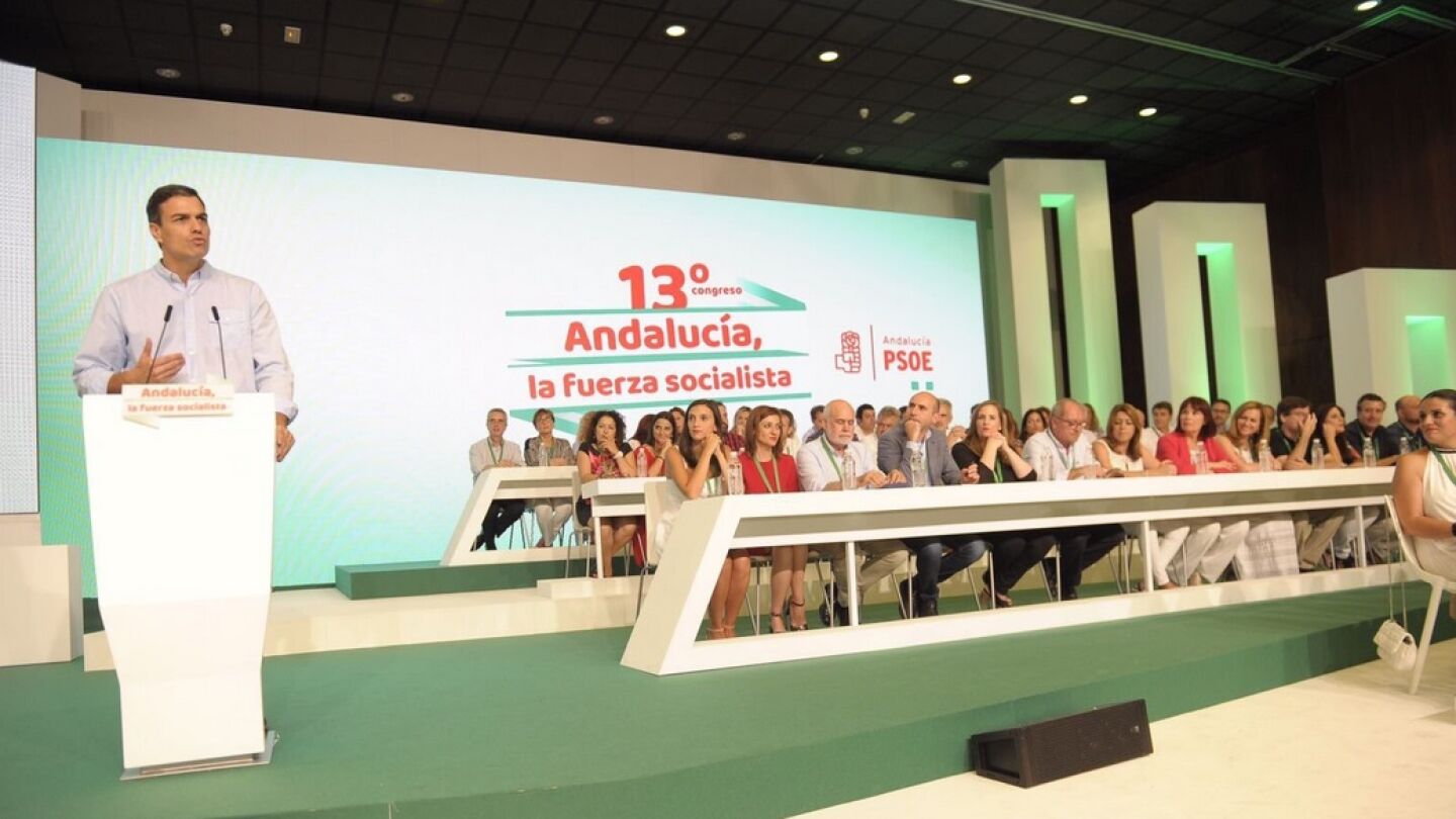 Pedro S&aacute;nchez en el Congreso del PSOE Andaluz