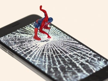 Pantalla como red de Spiderman Pantalla como red de Spiderman