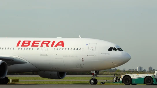 Un avión de Iberia Un avión de Iberia