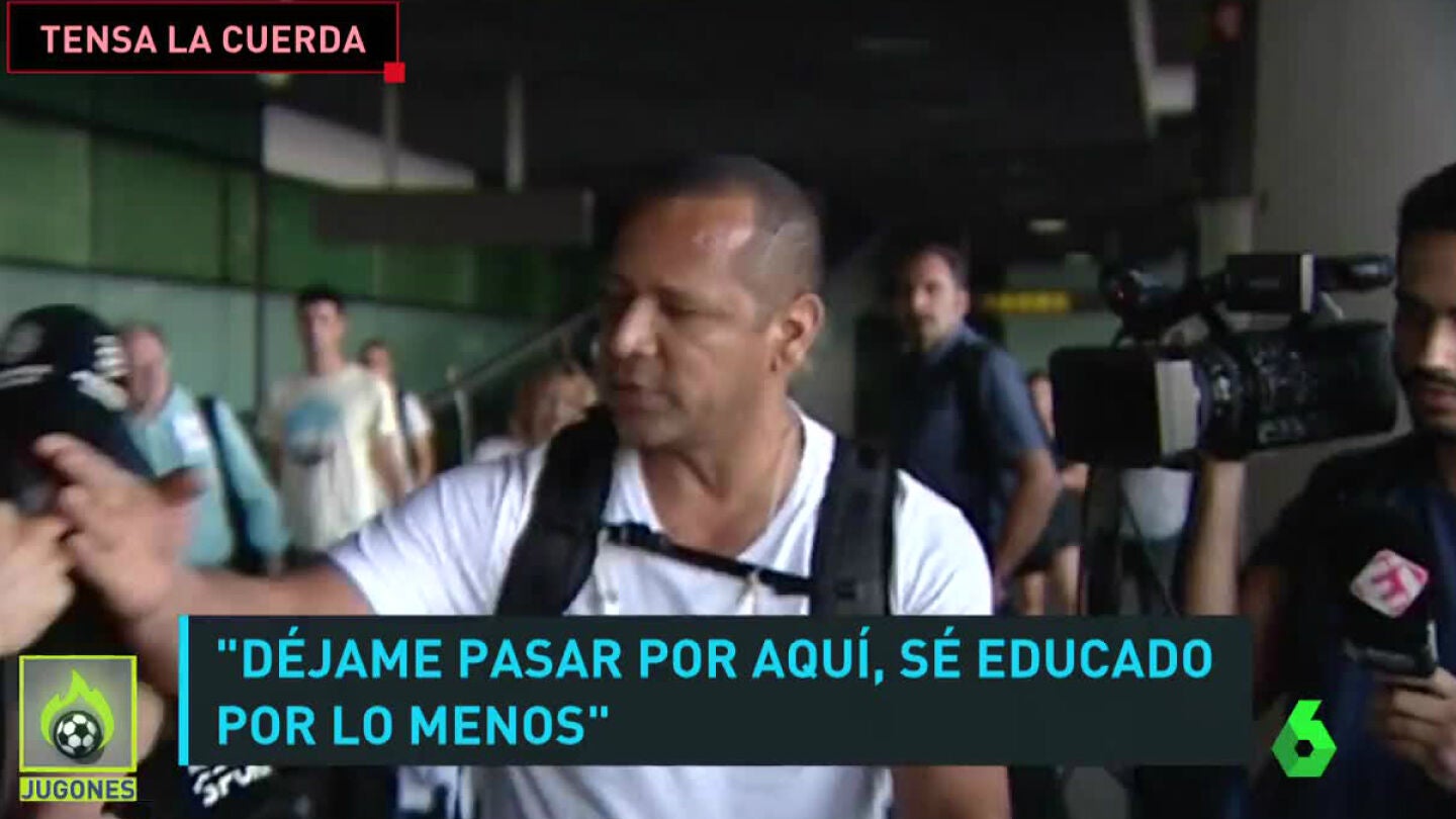 Neymar S&eacute;nior se enfrenta a la prensa