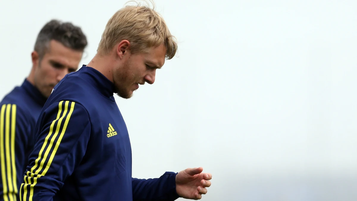 Kjaer, con el Fenerbahçe Kjaer, con el Fenerbahçe