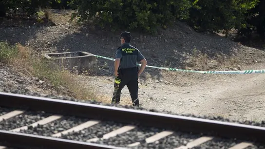 Vía del tren donde apareció muerta Lucía Vivar Vía del tren donde apareció muerta Lucía Vivar