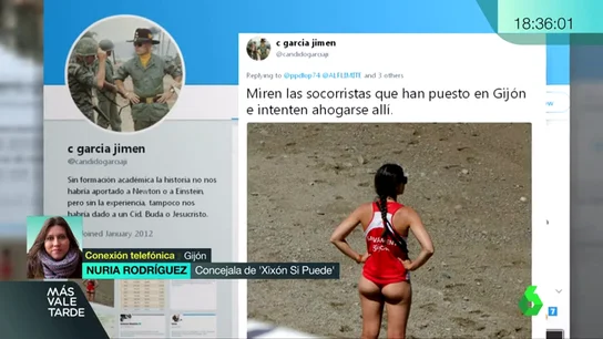 Nuria Rodríguez, sobre la vestimenta de las socorristas y el machismo: "No es tolerable responsabilizarlas de las miradas de otros" Nuria Rodríguez, sobre la vestimenta de las socorristas y el machismo: "No es tolerable responsabilizarlas de las miradas de otros"