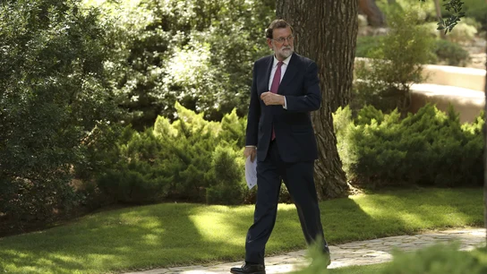 Rajoy, tras la reunión con el rey Rajoy, tras la reunión con el rey
