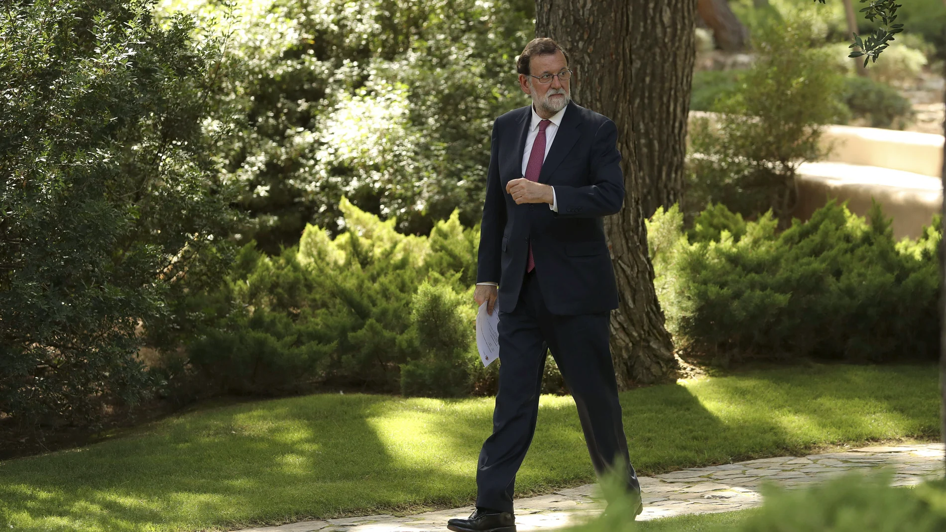 Rajoy, tras la reunión con el rey