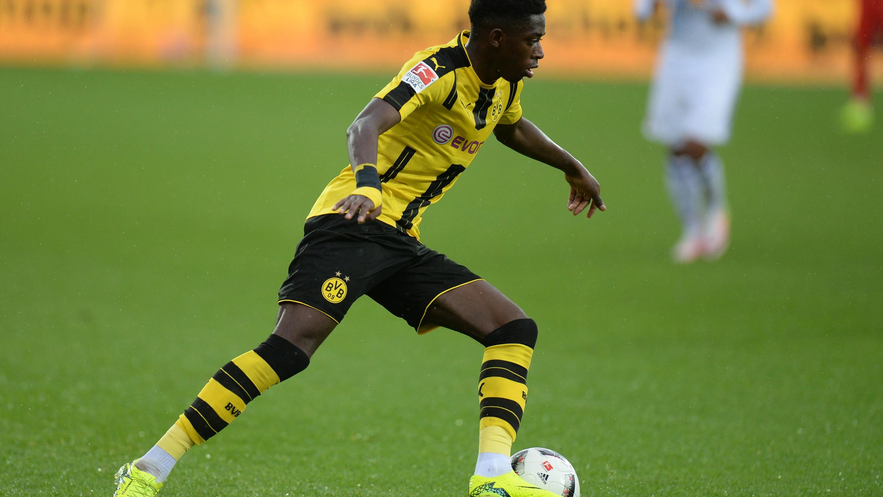 Dembélé, en un partido con el Borussia Dortmund