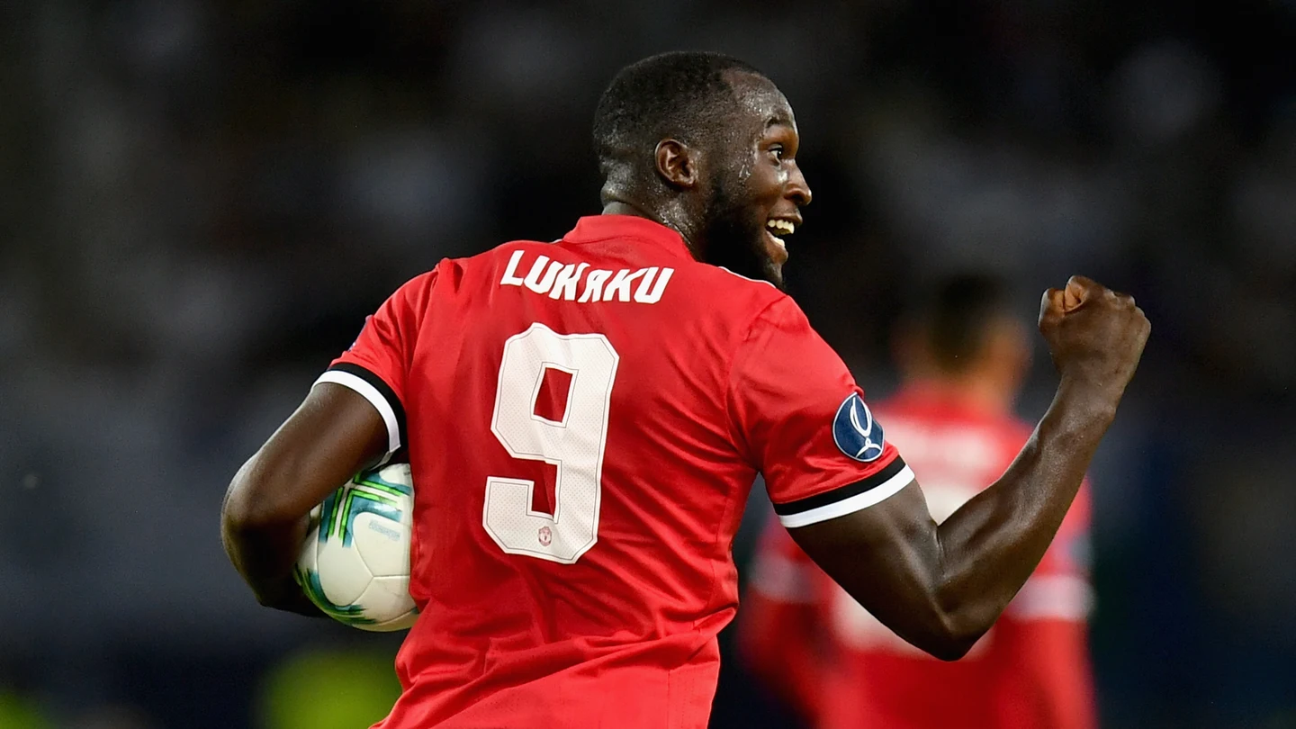 Lukaku celebra su gol al Madrid Lukaku celebra su gol al Madrid