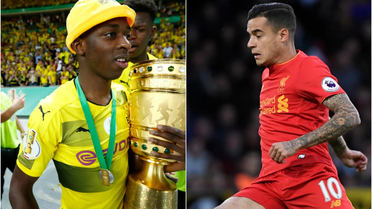 Dembélé y Coutinho, en la agenda del Barça
