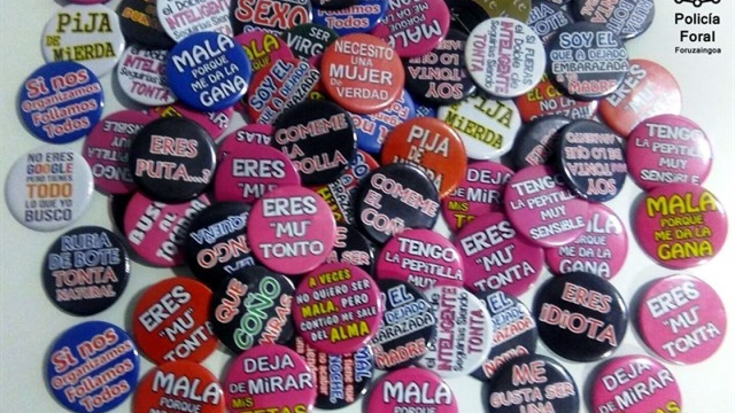 Chapas decomisadas en Estella