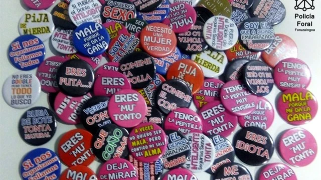 Chapas decomisadas en Estella