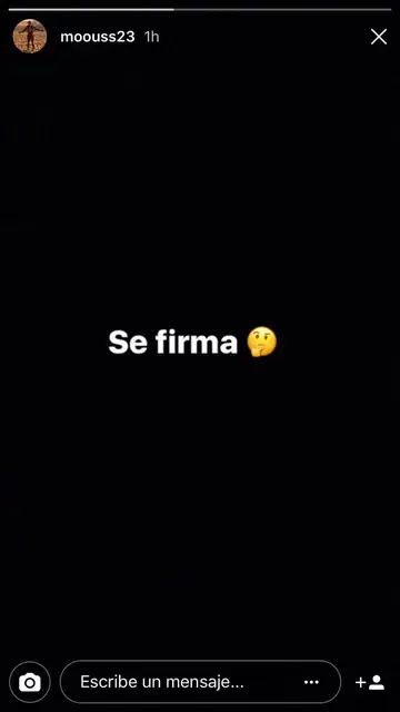 El mensaje de un amigo de Dembélé en Instagram El mensaje de un amigo de Dembélé en Instagram