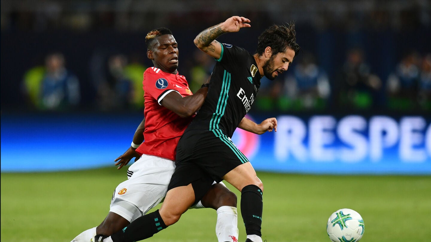 Isco durante la final de la Supercopa