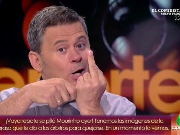 La peineta de Miki Nadal a Frank Blanco La peineta de Miki Nadal a Frank Blanco