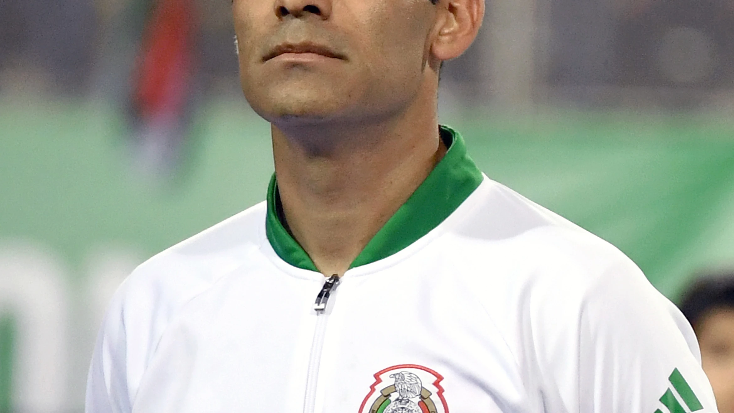 Rafa Márquez, antes de jugar un partido con México Rafa Márquez, antes de jugar un partido con México