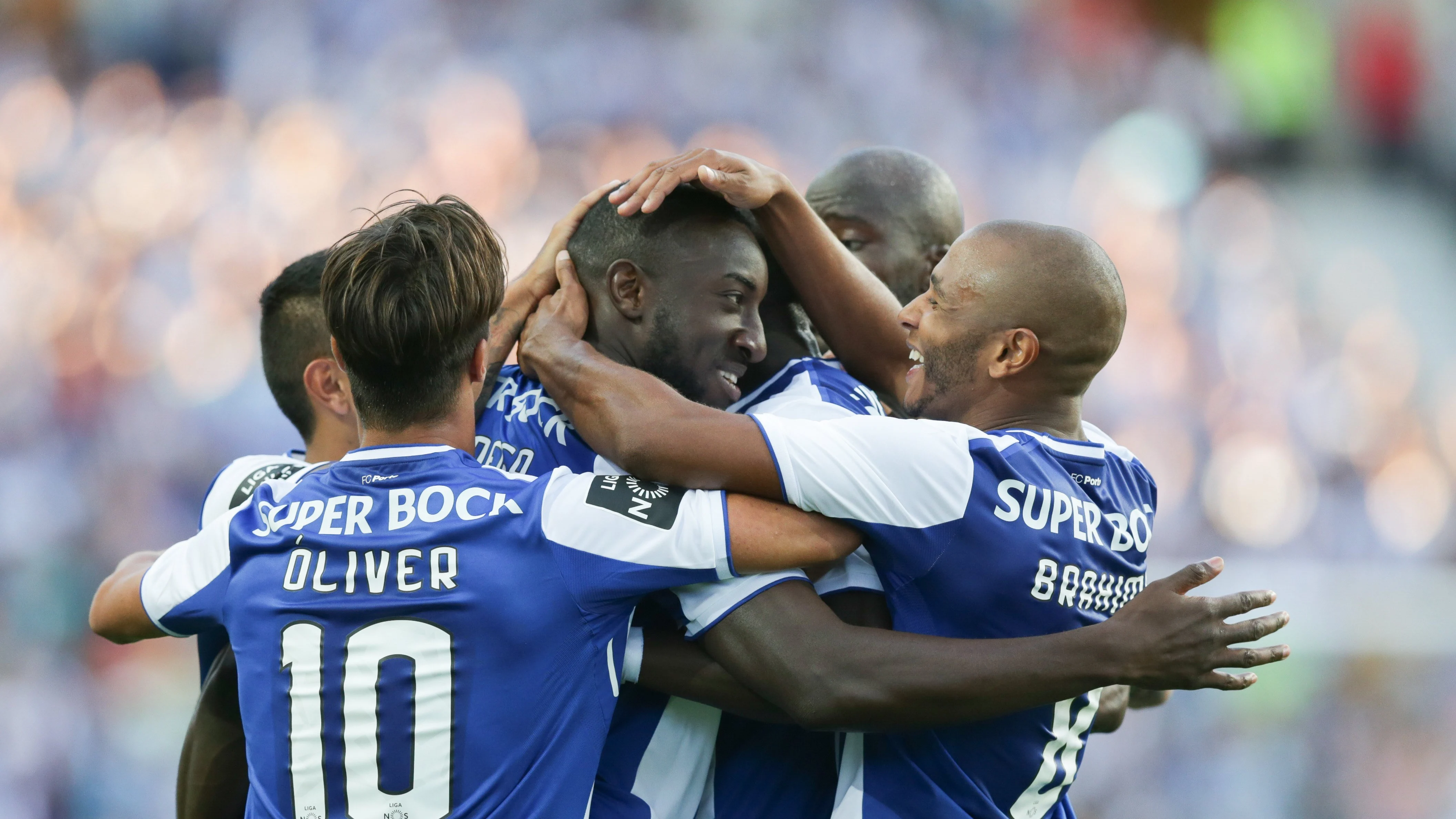 El Oporto FC celebrando uno de los goles