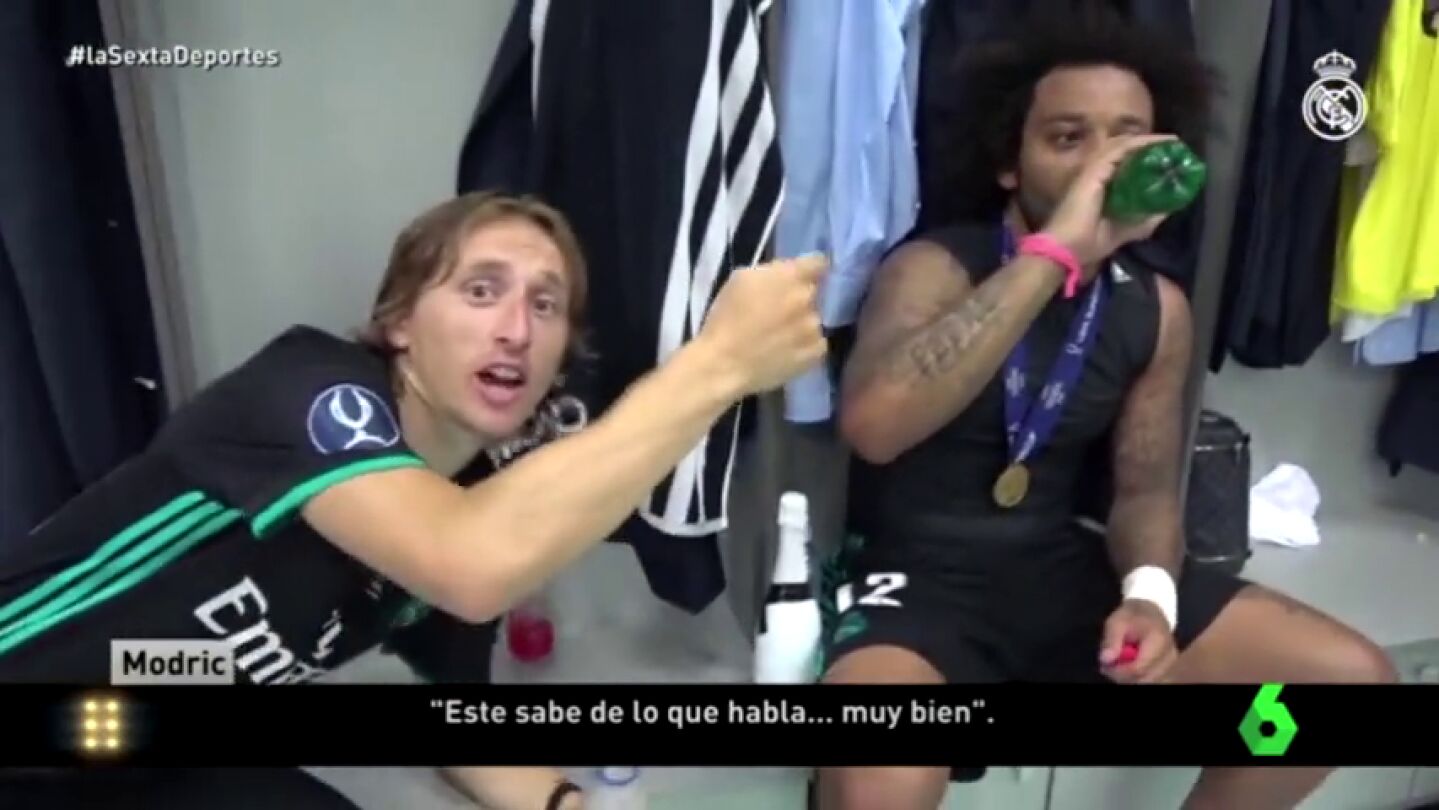 "Este sabe muy bien de lo que habla...": las an&eacute;cdotas de la celebraci&oacute;n del Madrid por la Supercopa